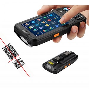 [Hot Item] 1d 2D Qr Code Reader Android Laser PDA Touch Screen Handheld Barcode Scanner