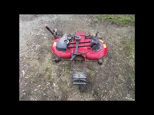 Simplicity Mower deck belt configuration and expensive likely failure identified