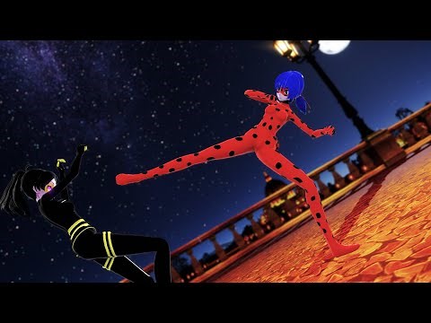 【MMD-PV】【Epic Fight】LadyBug VS Queen Wasp【60fps】