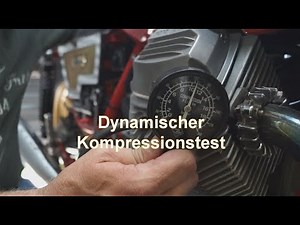 Dynamischer Kompressionstest (am Beispiel einer Moto Guzzi V 75)