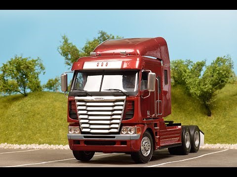 Freightliner Argosy Cabover Semi Truck Resin Scale Model Kit Review Unboxing A&N Model Trucks
