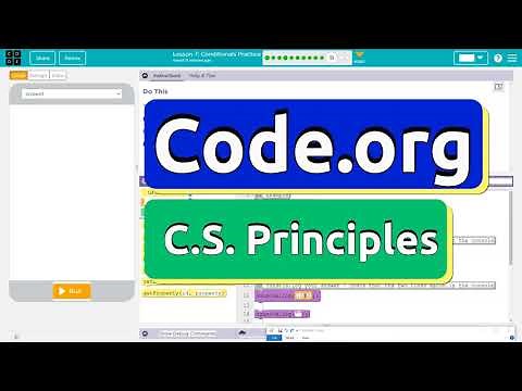 Code.org Lesson 7.11 Conditionals Practice | Tutorial and Answer | Unit 4 CSP (2020 Version) 2023