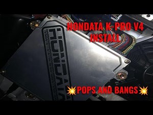 Installing hondata K-pro V4 on a 03 RSX BASE!!