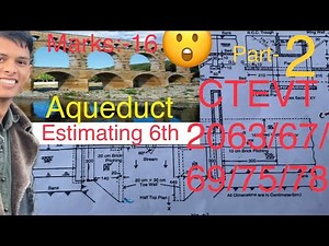 Estimating numerical 6th semester ctevt || Estimating costing important numericals 6th semester