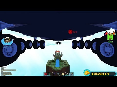 babft massive cargo plane landing | Build A Boat For Treasure C-5 galaxy