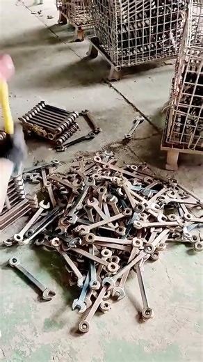 scrap metal sorting process in the workshop #shorts