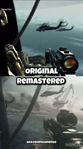 COD 4 | Charlie Don’t Surf Original Vs Remastered #cod #fyp #foryou #cod4