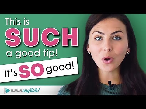 How To Use SO & SUCH | Add Emphasis in English!