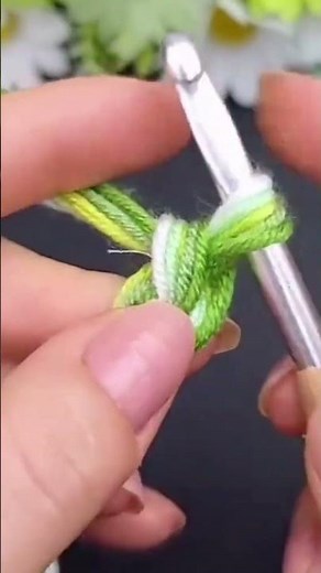 This is one way to weave thread that will be used as a key chain.