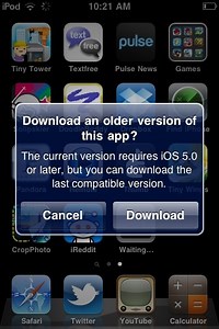 Older Version of iOS? Download 'Last Compatible Version' of Apps