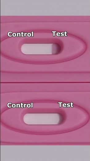 Positive Pregnancy TEST vs Negative in 30 SECONDS Time Lapse #shorts