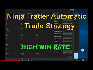Ninja Trader Automated Strategy Builder| WMA Crossover | Day Trading Futures