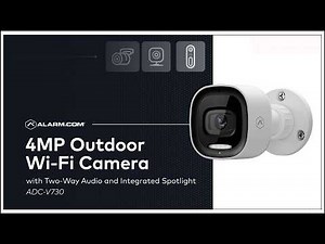 Introducing Alarm.com's Next-Gen Outdoor Security Camera with Spotlight (ADC-V730)
