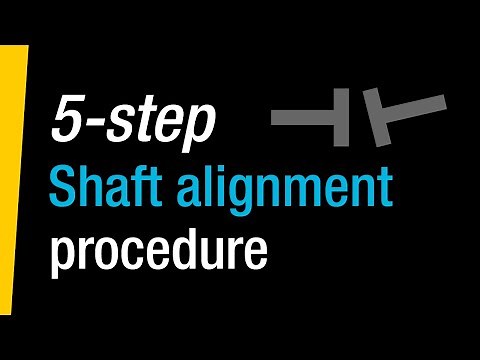 How to perform shaft alignment in 5 steps