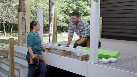 How to Install Trex Enhance® Railing for a Deck