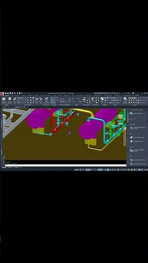 How to Change Pipe Elevation FAST in AutoCAD Plant 3D! #shorts