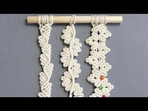 3 FLORAL MACRAME LEAF PATTERNS FOR MICRO & MACRO MACRAMÉ