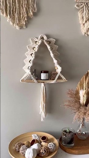 DIY Macrame Shelf