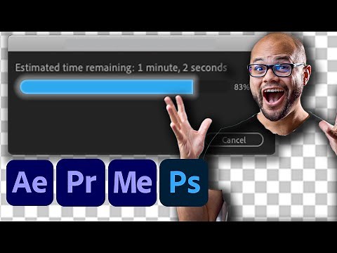 How to Export Transparent Video in Adobe After Effects, Premiere Pro, Media Encoder, Photoshop GIFS