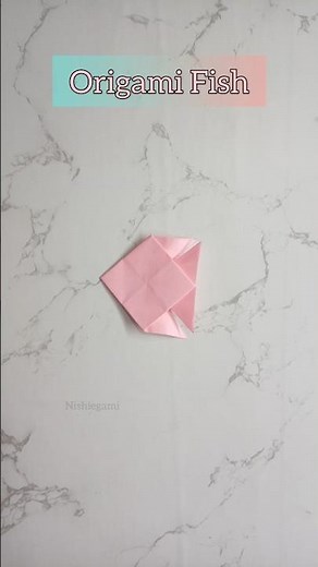 Easy Origami Fish Tutorial | Simple Step-by-Step Stop Motion