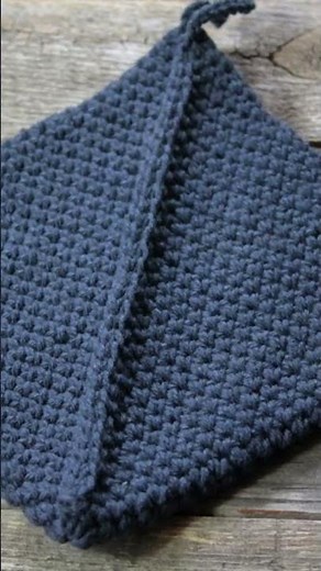 Easiest Make Simple Cotton Free Double Thick Potholder Crochet Pattern Cotton Double Thick Hot Pad