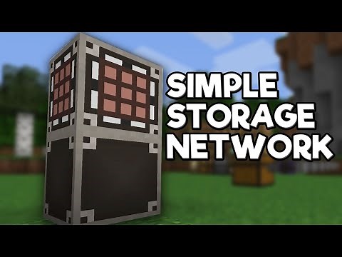 Tutorial de como fazer o sistema do mod Simple Storage Network na versão 1.12.2 do minecraft 2021