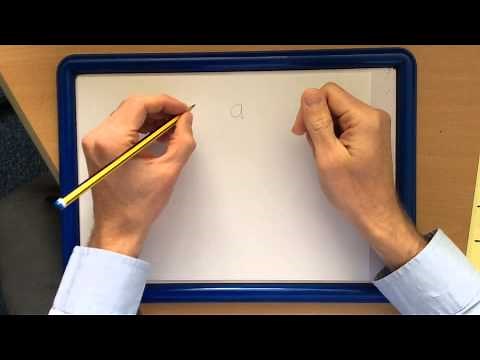 Introduction to handwriting for left and right handed children
