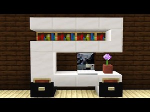 Minecraft - How to Build a Modern Desk