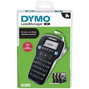 DYMO LabelManager 160 Handheld Labeller Value Pack