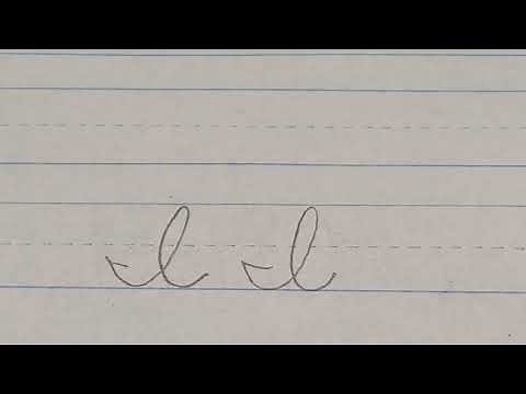 Capital "I" in cursive