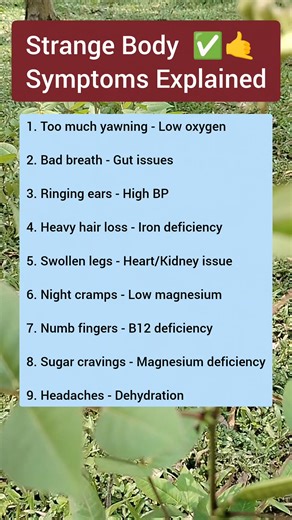 Strange Body Symptoms Explained ✅✅🤙🤙✅✅🙆‍♂️ | Health Tricks & Tips English