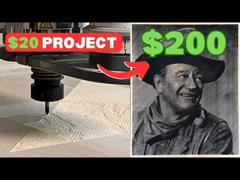 I Sold This CNC Woodworking Project for $200