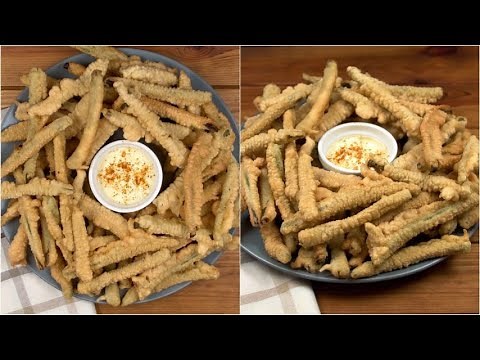 Deep fried string beans: how to make them perfect!