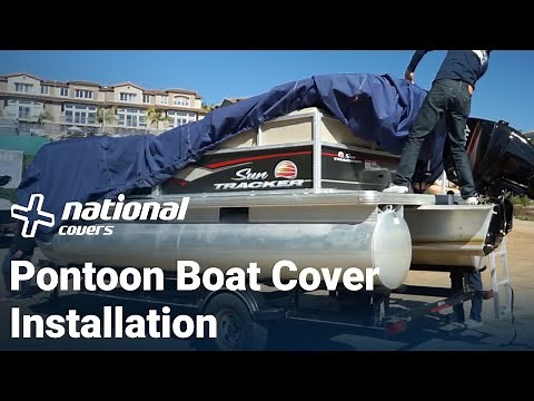 How to Install a Pontoon Boat Cover | National Covers
