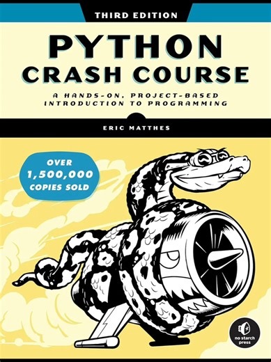 3 comments | Just starting Python programming and don't know where to begin? The Python Crash Course is a practical book that will teach you step by step. You can order it from our website. Details at: ebokify.com/python-crash-course-1-ed #Python | Ebokify | Facebook