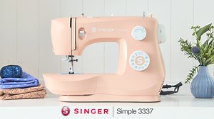 6.3K views · 37 reactions | Singer 3337 sewing machine in Blush has essential, stretch, and decorative stitches so you can sew a wide range of fabrics and techniques. A top drop-in bobbin and needle threader make this machine especially beginner-friendly. Available exclusively online at Walmart. https://bit.ly/4lbn5gU | Singer North America | Facebook