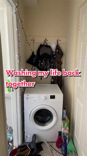 this washing machine is a token of the beginning of a new era of my life. there’s a lot in it to fix. (My life that is) #mentalhealth #laundry