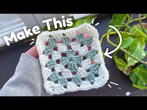 How to Crochet a Granny Square for Beginners *With Color Changes*