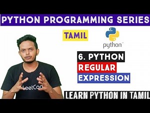 Regular Expression in Python | Regex in Python | Python in Tamil | Adi Explains