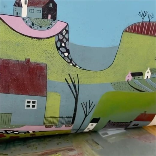 Final Reveal of My Colourful Reduction Linocut Prints