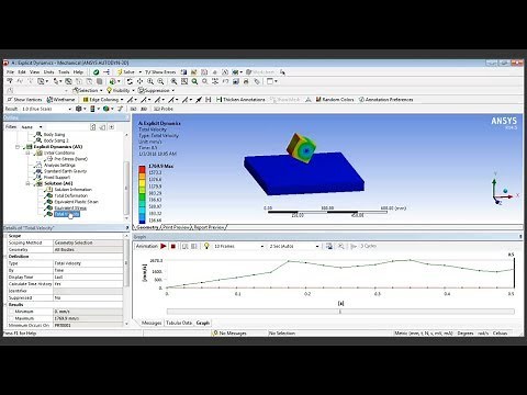 ANSYS Workbench Drop Test Analysis Part 2 Tutorial Step by Step