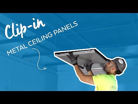 Easy Clip-in Metal Ceiling Panels