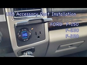 USB Port Installation