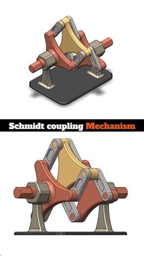 Schmidt Coupling Mechanism Explained with Animation📌