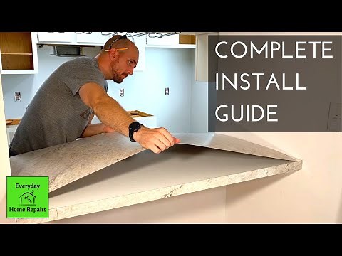 How to Install Sheet Laminate on a Countertop