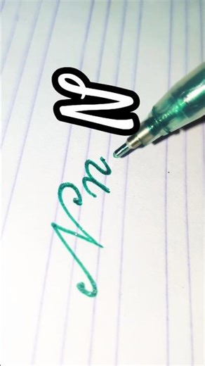 N cursive fonts style l cursive handwriting l sagor'swritingclass l script letter l handwriting #art