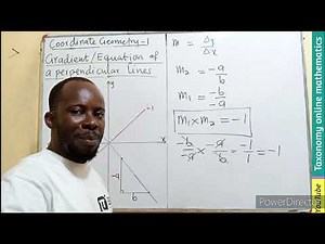 Understanding Perpendicular Lines: Gradient, Equations, and Proof