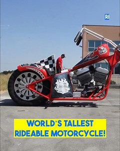 These guys built the World's Tallest Rideable Motorcycle! 🤯🔥 | Supercar Blondie