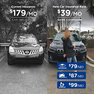 This is CRAZY...I used to pay $179/mo for car insurance and now I'm paying $39/mo for full coverage. 🚗💸 | Cheap Auto Insurance