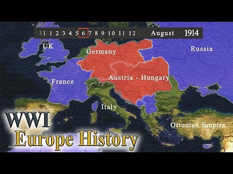 World War 1 Animated Map | History of Europe